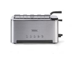 Tostadora pan Kenwood TTM610-1 Ranura Larga Ajustable hasta 2 Tostadas, Color Plata