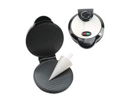 Máquina para Hacer Rollos De Huevo Eléctrico, Máquina De Cono De Helado DIY Molde De Tortilla Crujiente Molde para Hornear Crepe Waffle Pancake Pie Sartén Grill Hierro