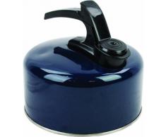 Highlander - Hervidor de agua de aluminio de tamaño grande, color azul marino