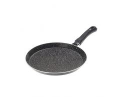 Alluflon Tradizione Italia Crepera, aluminio, negro, 22 cm
