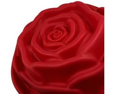 FantasyDay Premium Antiadherente Moldes para Tartas, Moldes de Silicona para Caramelos, Chocolate, Hornear, Tarta, Galletas, Jabón, Hielo - Antiadherente Apto para Lavavajillas Y Microondas - Rosa