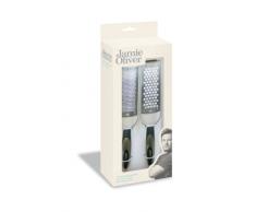 Jamie Oliver - Juego de 2 ralladores (Orificios Grandes y pequeños)