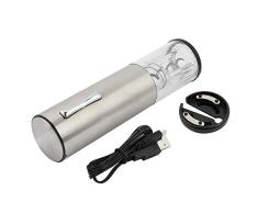Unibell Botella Original Sacacorchos Sacacorchos eléctrico automático del abrelatas del Vino Kit de Teléfono Inalámbrico (Gris)