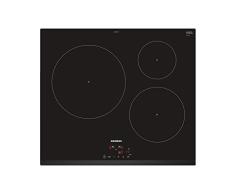 Siemens EU631BJB2E Integrado Con - Placa (Integrado, Con placa de inducción, Vidrio, Negro, Alrededor, 15 cm)