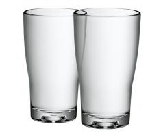WMF - Juego de 2 vasos de cristal para agua, 0,27l - 13cm, colección Basic