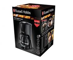 Russell Hobbs Textures Plus - Cafetera de Goteo (Jarra Cafetera, 975 W, Plástico Alta Calidad, Negro) - ref. 22620-56
