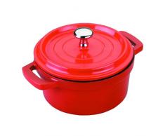 Lacor - 25914 - Cacerola Aluminio Fundido 14Ã - Rojo