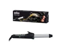 Braun Satin Hair 7 CU710 - Rizador de pelo con tecnología iónica, tenacillas con control de temperatura personalizado, color negro