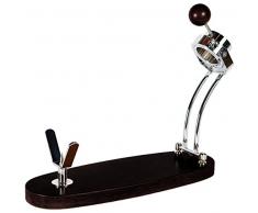 Buarfe - Jamonero Giratorio Plegable de Haya 'Jabugo' (Color Wengué)