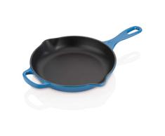 Le Creuset -Sartén Skillet Lisa de Hierro Colado Esmaltado, 23 cm, color Azul Marsella