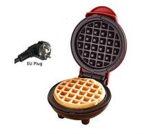 UMYMAYDO1 Mini Gofrera, 350W de Potencia, 3 in 1 Gofrera De Hierro, Waflera con Moldes Antiadherentes, Hacer rosquillas, Magdalenas y gofres