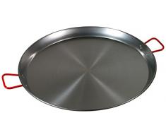 LA IDEAL - Paellera valenciana para 40 personas, Gris, 80 cm