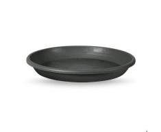 Veca - Plato cilindro 15cm antracita (maceta 16cm)