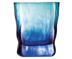 Luminarc Duos - Juego de vasos de whisky, 6 unidades, 30 cl, color turquesa y azul