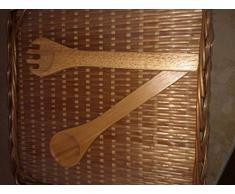 JUEGO DE 2 CUBIERTOS DE MADERA