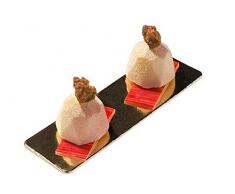 SF048 Molde de Silicona Forma Diamante tamaÃ±o pequeÃ±o 18 cavidades en Color Terracota