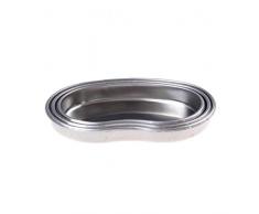 Amoyer Médico Kidney Acero Inoxidable Herramienta Dental del tazón de Fuente Curvas bandejas quirúrgica Utilice Las bandejas