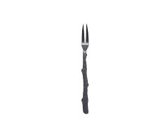 JZTRADING Tenedores para ostras Tenedores para Fondue Cuchara de Postre Juegos de vajilla Pastel de Frutas -Pastel de Cubiertos de Plata Tenedor Black,Fork