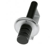 WMF Gourmet Afilador de Cuchillos con Dos Niveles de Afilado de Acero Ioxidable Cromargan 18/10 y Material SintÃ©tico, Inoxidable, Negro, 21.5 x 10 x 8.2 cm