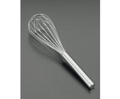 Metaltex - Batidor de acero inoxidable, mango tubular, 30 centímetros