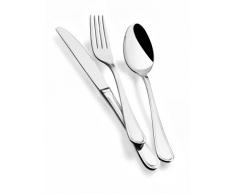 Monix Dover - Set de cubiertos 24 piezas de acero inox 18/c, con cuchillo chuletero