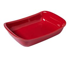 Pyrex FTE RECT 30X20CM Rojo CER Supreme PX Fuente para Horno, CerÃ¡mica