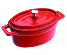 IBILI 726015R - Mini Cocotte Oval Roja 15X10X6 Cm
