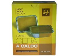 Holiday Classic Natural – Cera caliente para la depilación, 1 kg, sin tiras