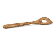 Continenta Cuchara, cucharón, Cuchara de Madera, con Esquina y Agujeros, Madera de Olivo, 30 cm