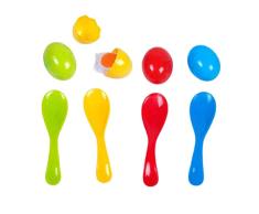 STOBOK 1pc Juego de Huevo y Cuchara Juego de plástico Creativo Juego de Equilibrio Divertido Carrera de relevos de Huevo Juego de relevos de Huevo para niños Fiestas Divertidas Salidas Familiares