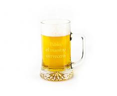 Regalo Original Jarra de Cerveza de Vidrio grabada 50cl