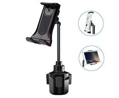 Soporte para Tableta para iPad Pro,Soporte para Coche iPad, Soporte para Taza Soporte para Tableta para Soporte con Cuello Extensible Compatible con iPad Air Mini Pro Kindle Samsung Galaxy Tab
