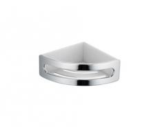 Keuco 11657010000 Elegance - Bandeja para esquina de ducha, color metálico/blanco