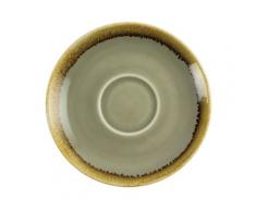 Olympia horno gp479 platillo para taza de café verde musgo, 140 mm (Pack de 6)