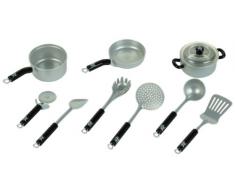 Klein 9428 WMF - Set de ollas y utensilios de cocina de juguete (9 piezas) [importado de Alemania]
