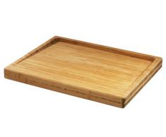 Lurch 10909 - Tabla de Cortar, bambú (50 x 40 x 4,5 cm)