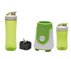 Ufesa BS1000 - Batidora de Vaso Personal, 250W, 0.6 L de Capacidad, Cuchillas de Acero Inoxidable Desmontables y aptas para Picar Hielo, sin BPA, 250 W, 0.6 litros, 2 Velocidades