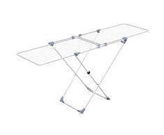 Gimi - Tendedero Duo Extensible, acero, color blanco