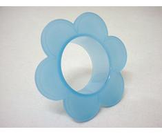 LOTE 6 SERVILLETEROS SERVILLETAS INDIVIDUAL SOPORTE HUEVO AZUL