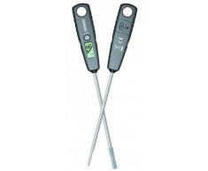 Leifheit 3095 - Termómetro de Cocina Universal Digital de Acero Inoxidable, Color Gris