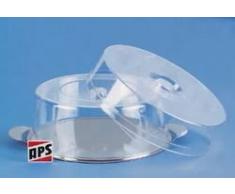 Aps - Bandeja Pastel Redonda Con Tapa