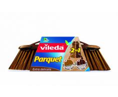 Vileda Scopa 2in1 Parquet - Escoba Marrón