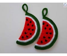 Agarradera de olla o adorno de cocina Sandía