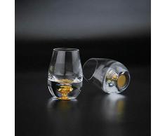 SAGIUSDM Mini Cute Spirits Cup White Wine Glass Mini Cup Wedding Party Tostado Copas de Vino Fashion Gold Home Table Decoration