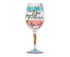 Lolita Copa de Vino de Cristal, Vidrio, 8.5 x 8.5 x 22.5 cm