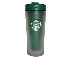 Starbucks taza de viaje/vaso Frosted sirena acrílico green355ml 12 fl/oz