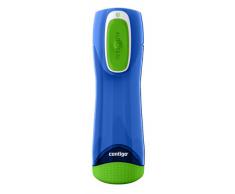 Contigo Swish - Botella de agua con dispositivo antigoteo y antiderrames, color cobalto, 550 ml
