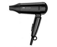 Braun Satin Hair 3 HD350 Style&Go - Secador de viaje, color negro