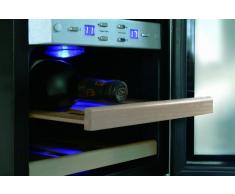 Caso Wine Duett WineDuett 21 Vinoteca, Madera, Acero Inoxidable