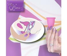 Me Luna Menstrual Taza Classic, Bola, color rojo, tamaño M